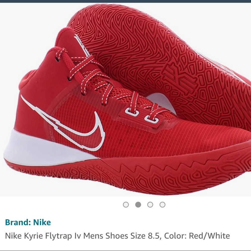 Red Nike Kyrie Flytrap size 7.5